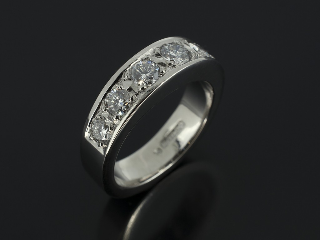 Eternity and dress rings handmade by Blair and Sheridan in Glasgow