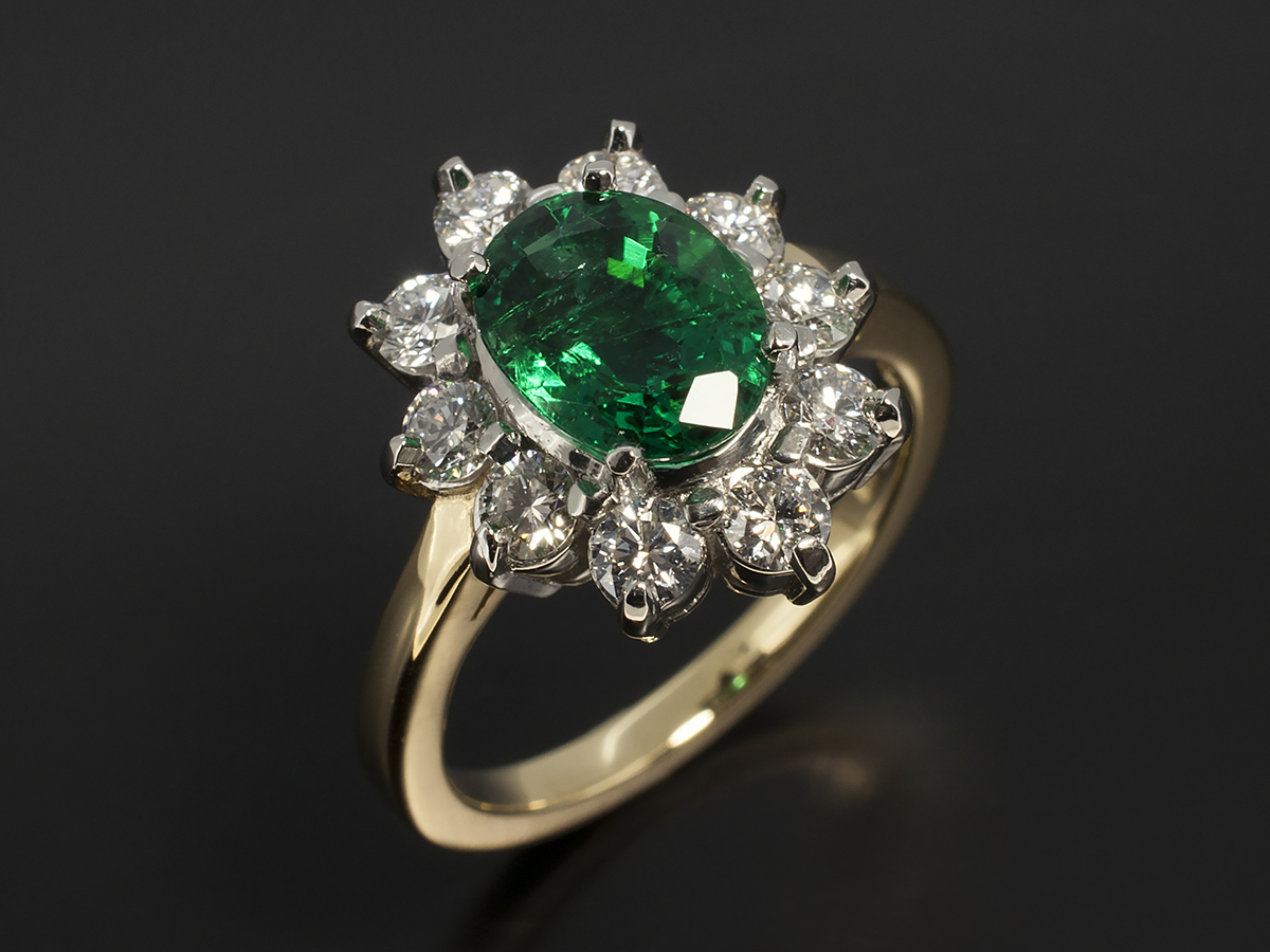 Coloured Precious Stone Rings in Sapphire, Emerald, Ruby