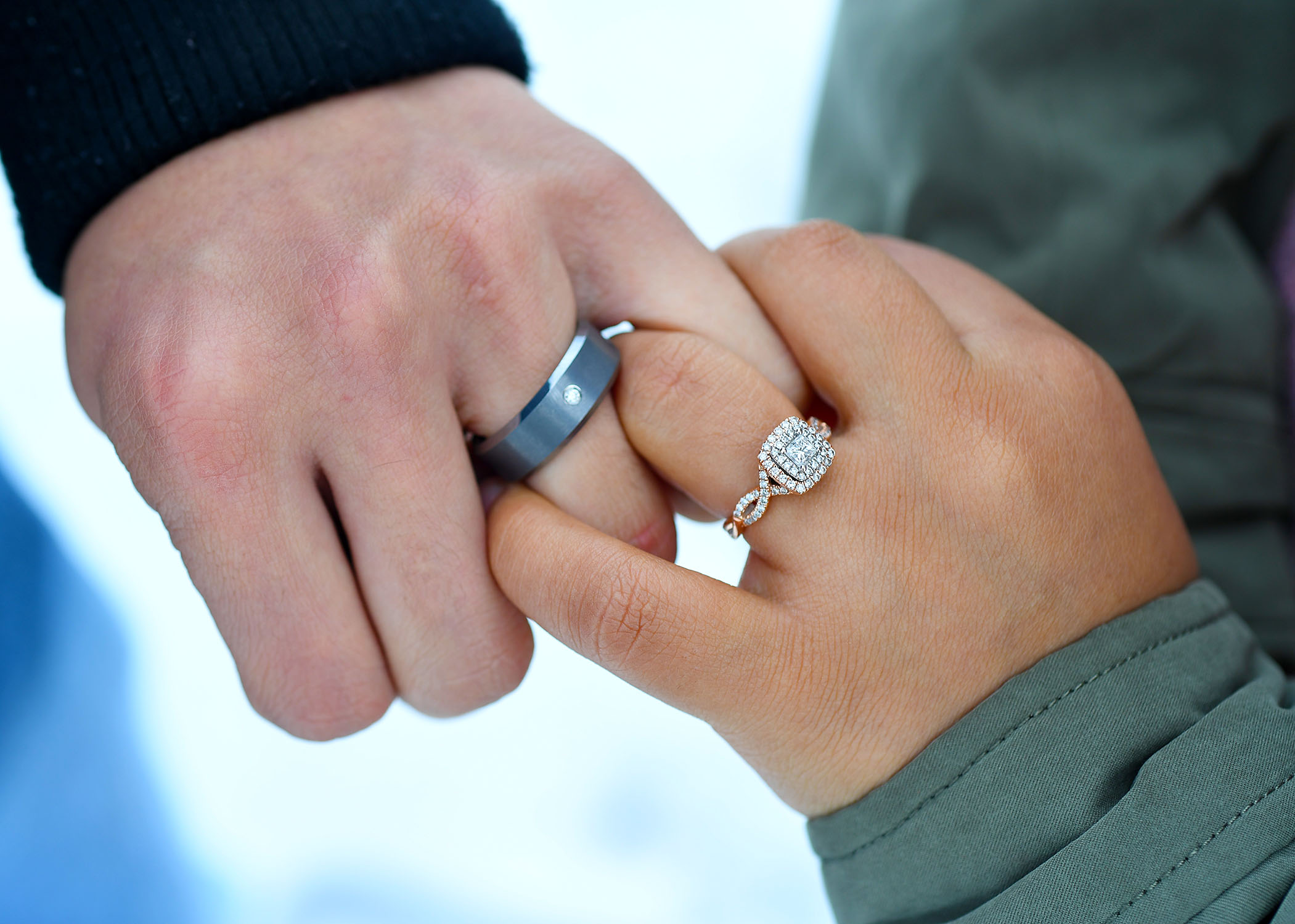 3.0 Ct Moissanite Vintage Mens Engagement Ring from Black Diamonds New York