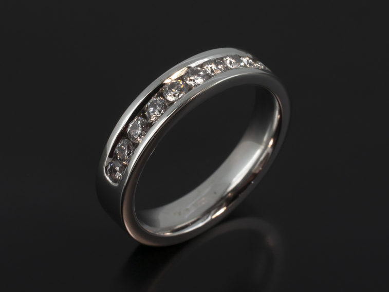 Eternity and dress rings handmade by Blair and Sheridan in Glasgow