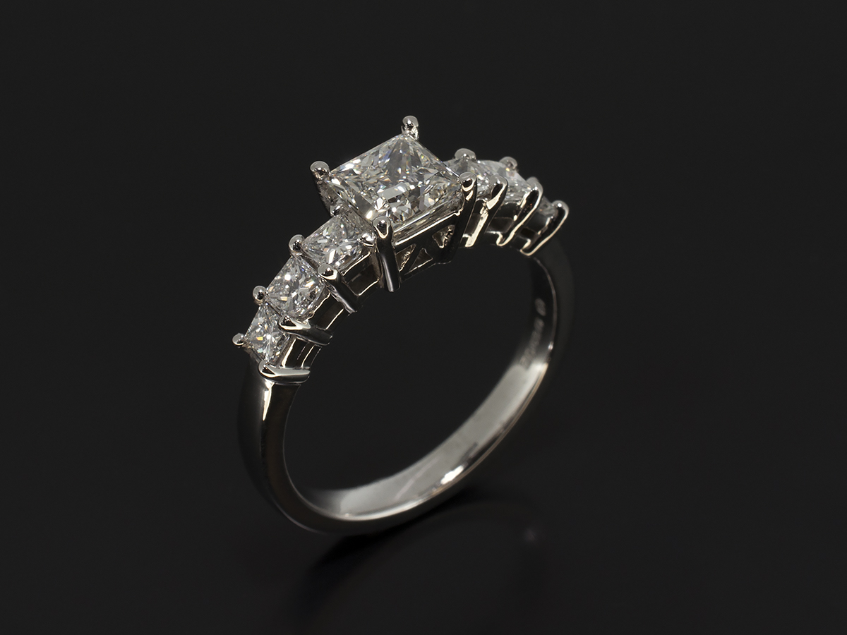 1.44ct Princess Cut Diamond Engagement Ring – Mark Broumand