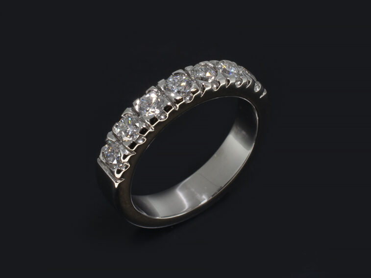 Eternity and dress rings handmade by Blair and Sheridan in Glasgow