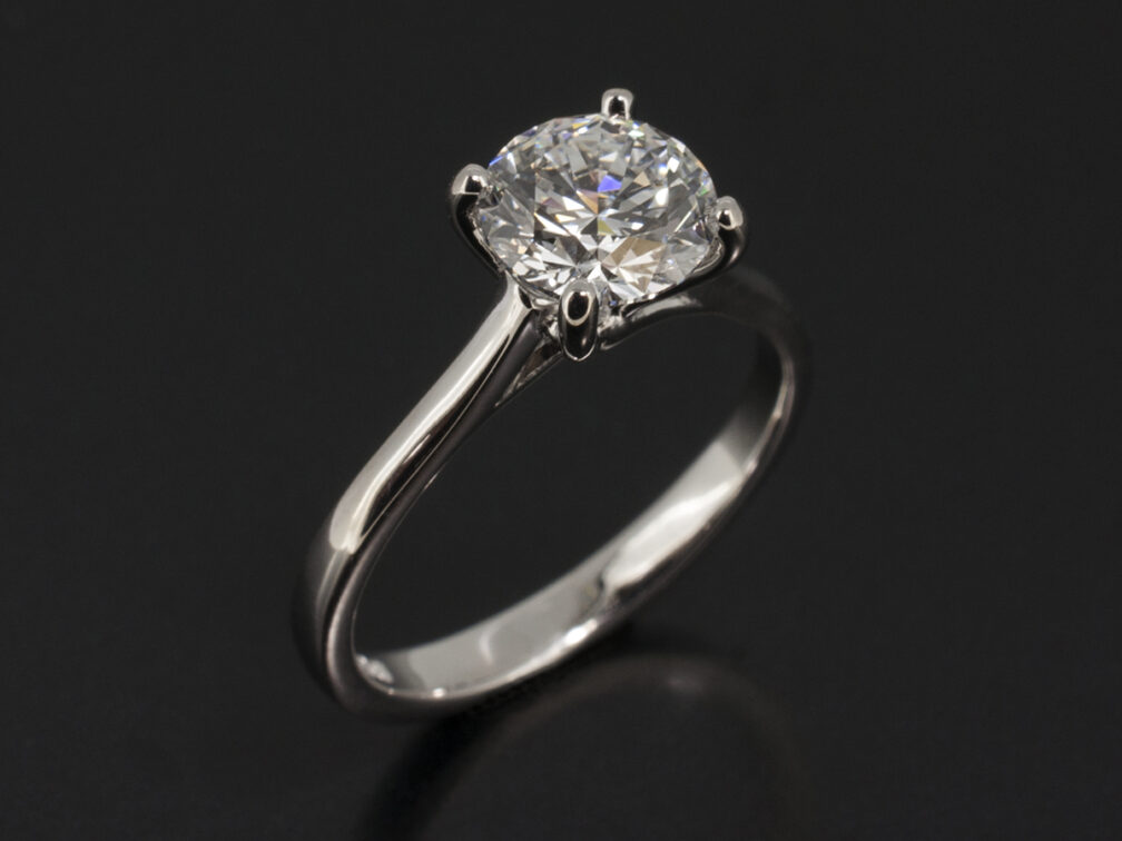 Round Brilliant Cut Diamond Engagement Rings Glasgow, Scotland