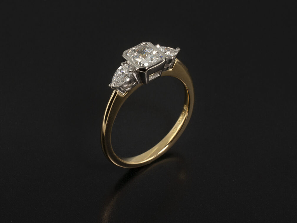 Radiant Cut diamond rings and Korloff diamond rings by Blair and Sheridan