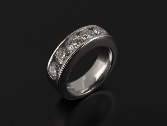 Eternity and dress rings handmade by Blair and Sheridan in Glasgow