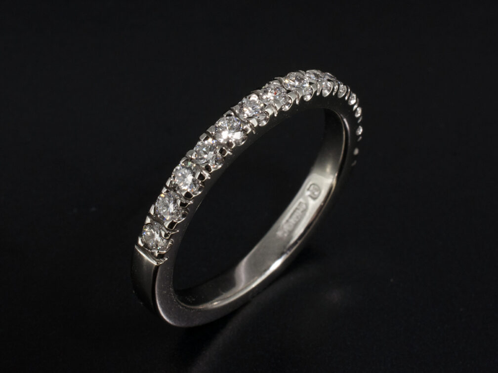 Eternity and dress rings handmade by Blair and Sheridan in Glasgow