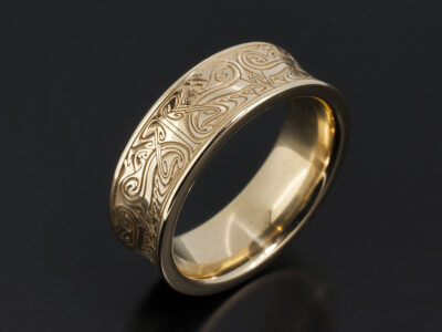 Buy Unique Gold Mens Wedding Band. Ring for Men. Mens Wedding Ring Two  Tone. Male Wedding Band. Mens Gold Ring. Gold Ring for Him Online in India  - Etsy