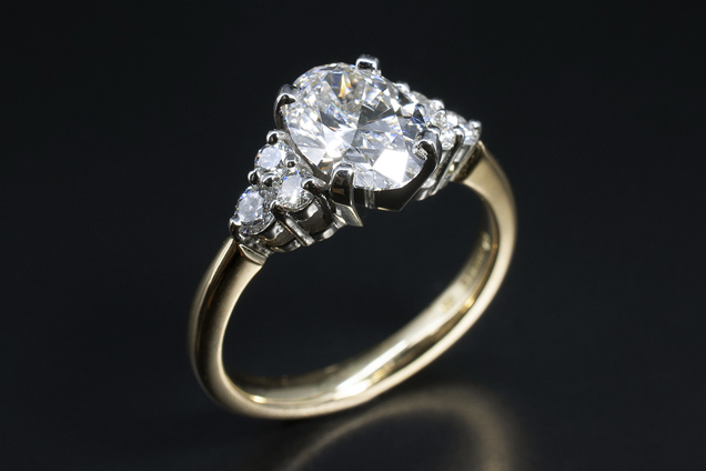 bespoke diamond engagement ring by Blair and Sheridan